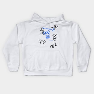 TAKE IT TO MY GRAVE OFF RIP (OREO variation 1) Kids Hoodie